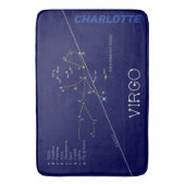Tapis De Bain Zodiac Constellation Virgo (devant Vertical)