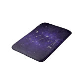 Tapis De Bain Zodiac Purple Gemini | Horoscope d'astrologie cosm (Angle)