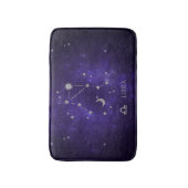 Tapis De Bain Zodiac Purple Libra | Horoscope d'astrologie cosmi (Devant (Vertical))