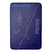 Tapis De Bain Zodiaque Pisces (devant Vertical)