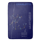 Tapis De Bain Zodiaque Sagittarius (devant Vertical)