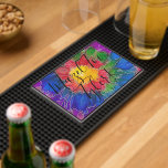 Tapis De Bar Barre ou Bat mitzvah coloré<br><div class="desc">Barre ou Bat mitzvah Colorful, Mat de barre en PVC moulé Personnalisez en supprimant le texte modifiable et en ajoutant le vôtre. Choisissez votre style de police, votre couleur et votre taille préférés. Tous les éléments de conception peuvent être édités et transférés vers d'autres produits Zazzle. Mazel Tov ! Style...</div>