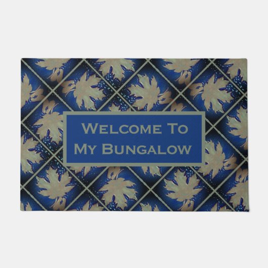 Tapis de bienvenue avec feuilles d'érable (Devant)