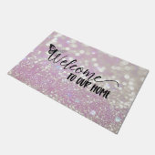 Tapis de bienvenue Bokeh scintillant (Incliné)