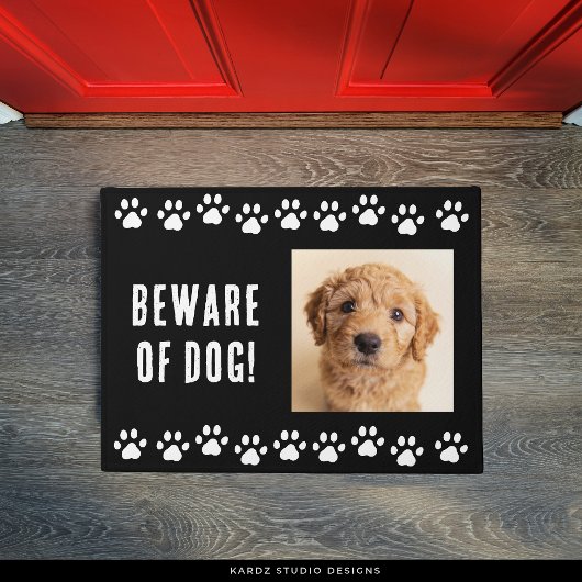 Tapis de bienvenue chien drôle mignon