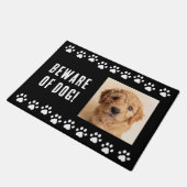 Tapis de bienvenue chien drôle mignon (Incliné)