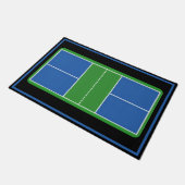 Tapis de bienvenue de terrain de pickleball - Bleu (Incliné)