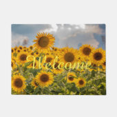 Tapis de bienvenue de tournesol (Devant)