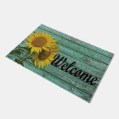Tapis de bienvenue de tournesol, tapis de porte de (Incliné)