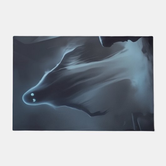 Tapis de bienvenue fantôme effrayant (Devant)