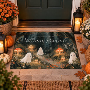 Tapis de bienvenue personnalisé Cottagecore Ghost