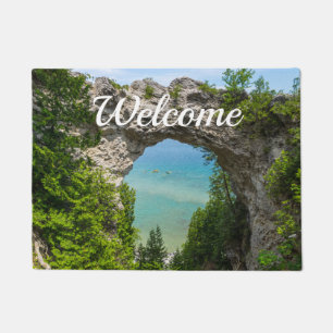 Tapis de bienvenue pour le canoë à Arch Rock