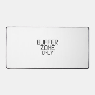 Tapis de bureau à bord dur minimaliste Zone tampon