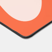 Tapis de bureau à formes fluides ondulées abstrait (Coin)