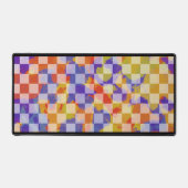 tapis de bureau à motif damier (Recto)