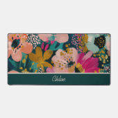 Tapis de bureau à nom floral (Recto)