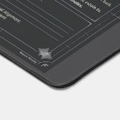 Tapis de bureau à posture ergonomique biomécanique (Coin)