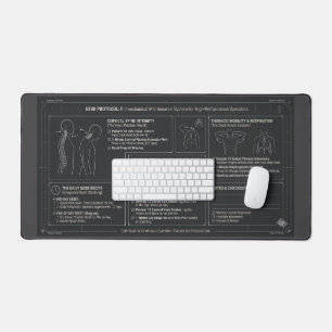 Tapis de bureau à posture ergonomique biomécanique