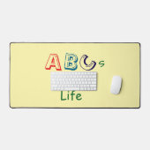 Tapis de bureau ABC de la vie (Clavier et souris)