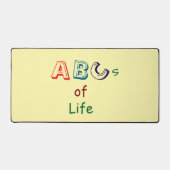 Tapis de bureau ABC de la vie (Recto)