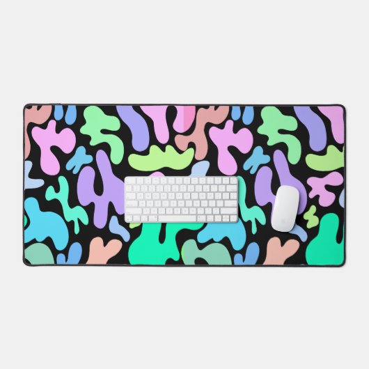 Tapis de bureau Abstrait Fusion Vibrant (Clavier et souris)