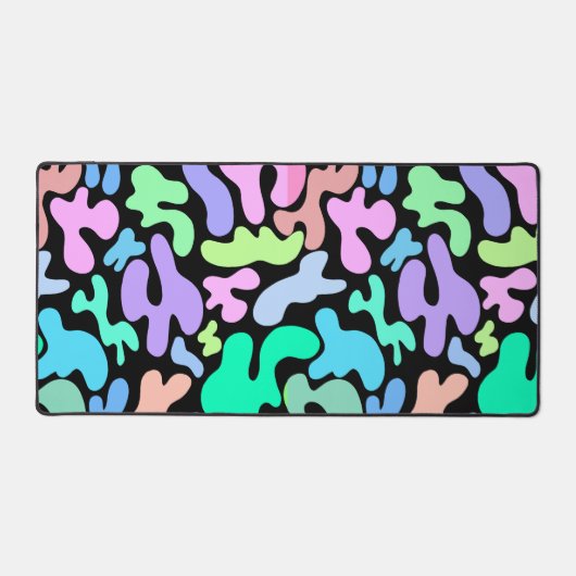 Tapis de bureau Abstrait Fusion Vibrant (Recto)