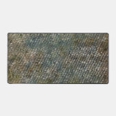 Tapis de bureau abstrait gris en peau de serpent (Recto)