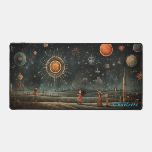 Tapis de bureau Abstrait personnalisé (Recto)