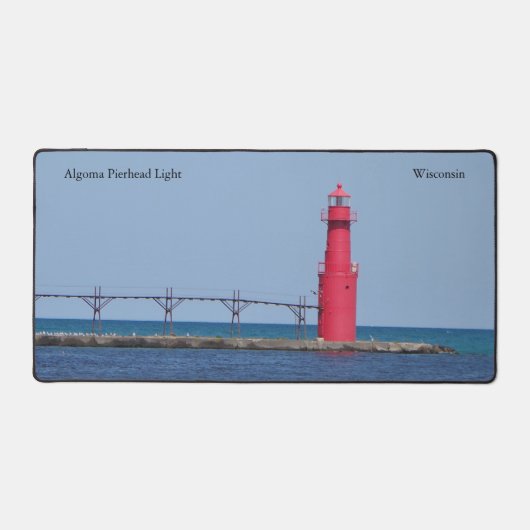 Tapis de bureau Algoma Pierhead Light (Recto)