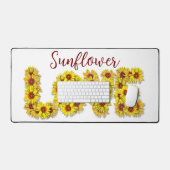 Tapis de bureau Amour Tournesol (Clavier et souris)