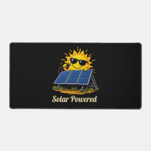 Tapis de bureau amusant à l'énergie solaire Éner
