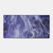 Tapis de bureau Art Feu Bleu Flammes (Recto)
