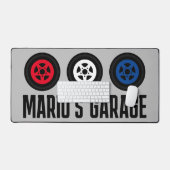 Tapis de bureau automobile personnalisé pour garag (Clavier et souris)