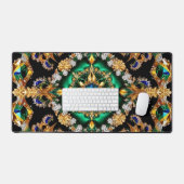 Tapis de bureau aux couleurs du Brésil (Clavier et souris)