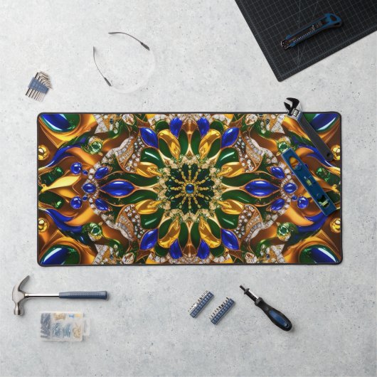 Tapis de bureau aux couleurs du Brésil (Poste de travail)