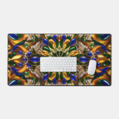 Tapis de bureau aux couleurs du Brésil (Clavier et souris)