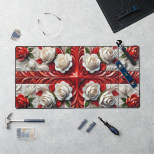 Tapis de bureau aux couleurs du drapeau de l'Angle