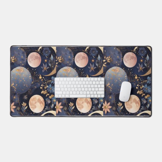 Tapis de bureau avec conception de planète (Clavier et souris)