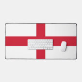 Tapis de bureau avec drapeau de l'Angleterre, Roya (Clavier et souris)