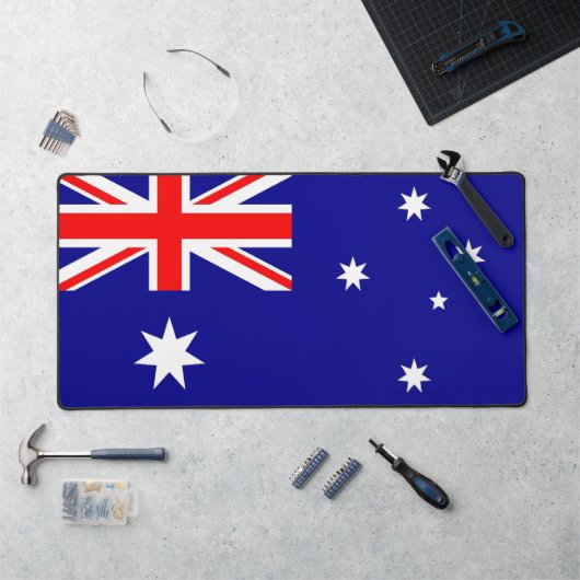 Tapis de bureau avec drapeau de l'Australie (Poste de travail)