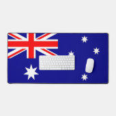 Tapis de bureau avec drapeau de l'Australie (Clavier et souris)