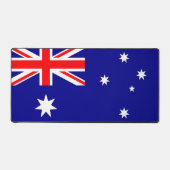 Tapis de bureau avec drapeau de l'Australie (Recto)