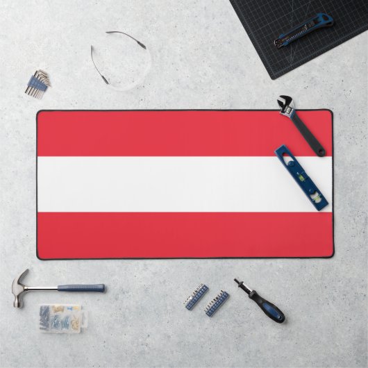 Tapis de bureau avec drapeau de l'Autriche (Poste de travail)