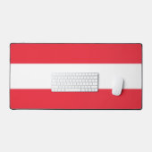 Tapis de bureau avec drapeau de l'Autriche (Clavier et souris)