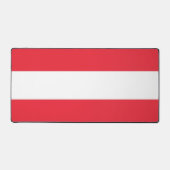 Tapis de bureau avec drapeau de l'Autriche (Recto)