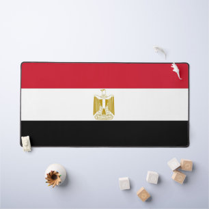 Tapis de bureau avec drapeau de l'Égypte