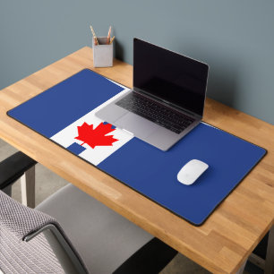 Tapis de bureau avec drapeau de Toronto, Canada