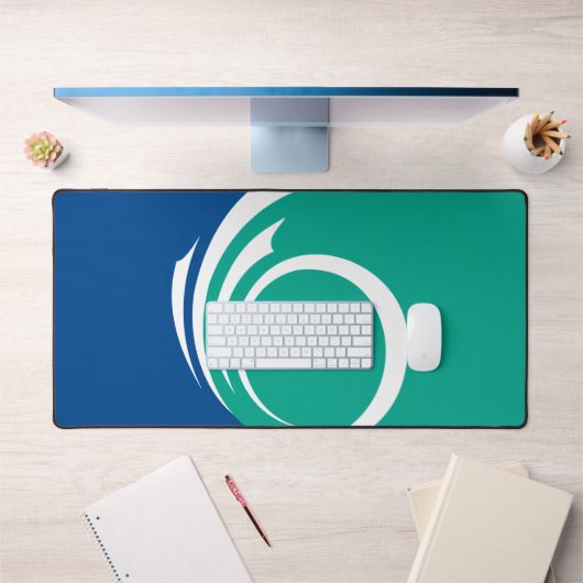 Tapis de bureau avec drapeau d'Ottawa, Canada (Bureau 1)