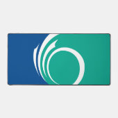 Tapis de bureau avec drapeau d'Ottawa, Canada (Recto)