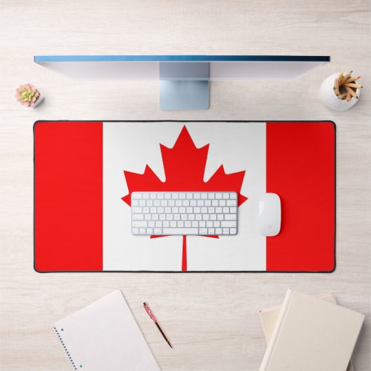 Tapis de bureau avec drapeau du Canada (Bureau 1)